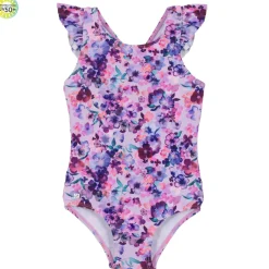 Swimsuits>Nano Blossom Swimsuit 2-10y Lilac