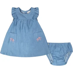 Hot Blueberry Cuddles Dress 3-24m Dresses, Skirts & Outfits
