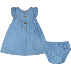 Hot Blueberry Cuddles Dress 3-24m Dresses, Skirts & Outfits