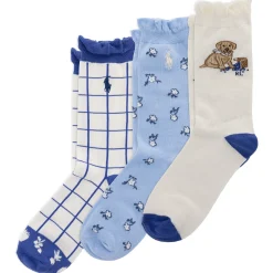 Hot Blueberry Dog Socks (3) 4-11y Kids Socks|Underwear & Socks
