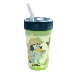 Best Bluey Straw Cup 12oz Kids Breastfeeding|Tableware