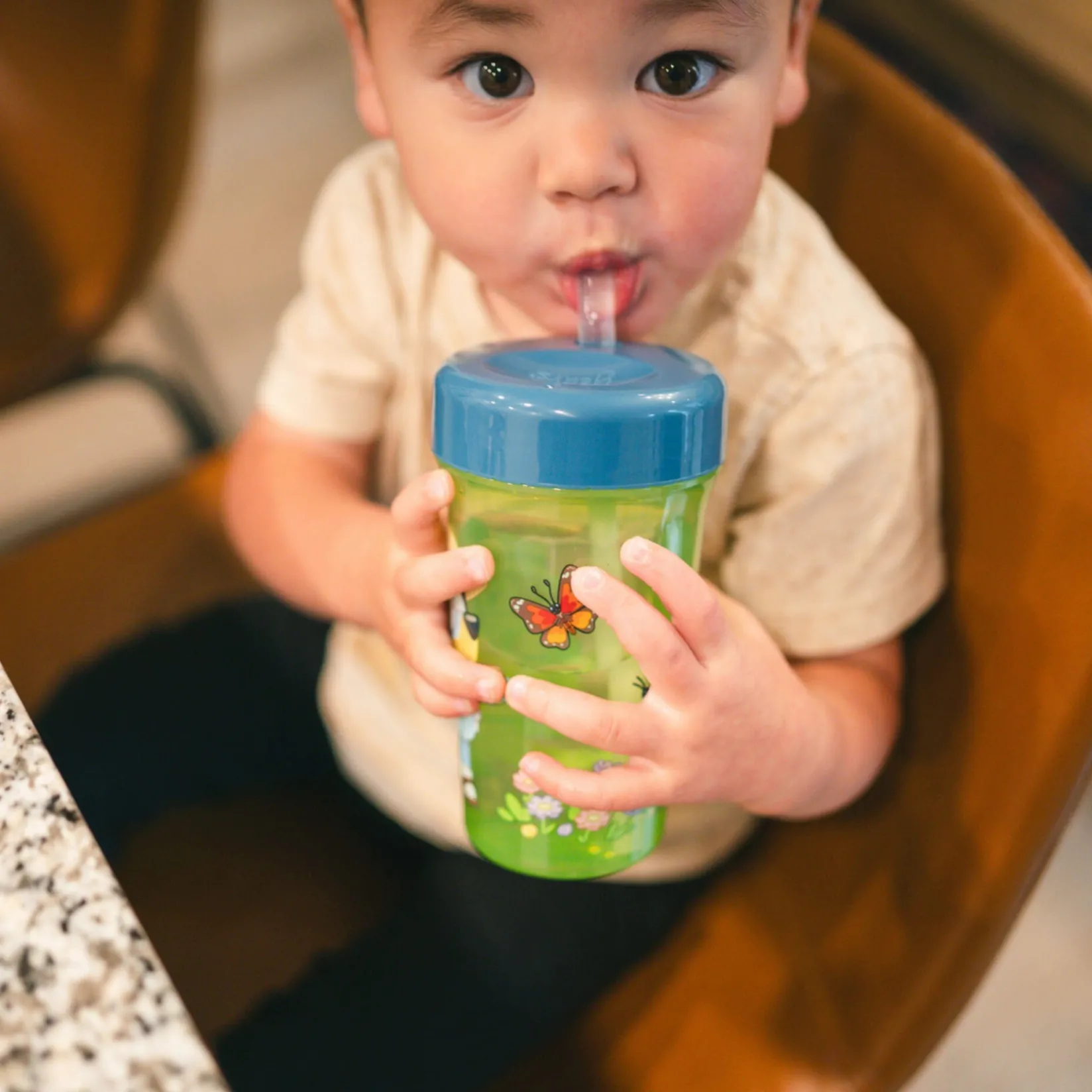 Best Bluey Straw Cup 12oz Kids Breastfeeding|Tableware