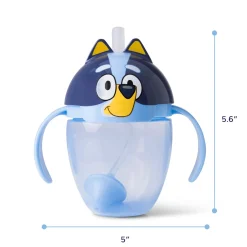 Hot Bluey Weighted Straw Trainer Kids Tableware|Plates & Placemats