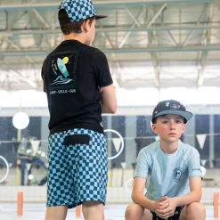 New Board Checkers Swimsuit 2-12 Kids/BOY Swimsuits