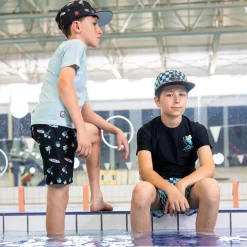 New Board Checkers Swimsuit 2-12 Kids/BOY Swimsuits