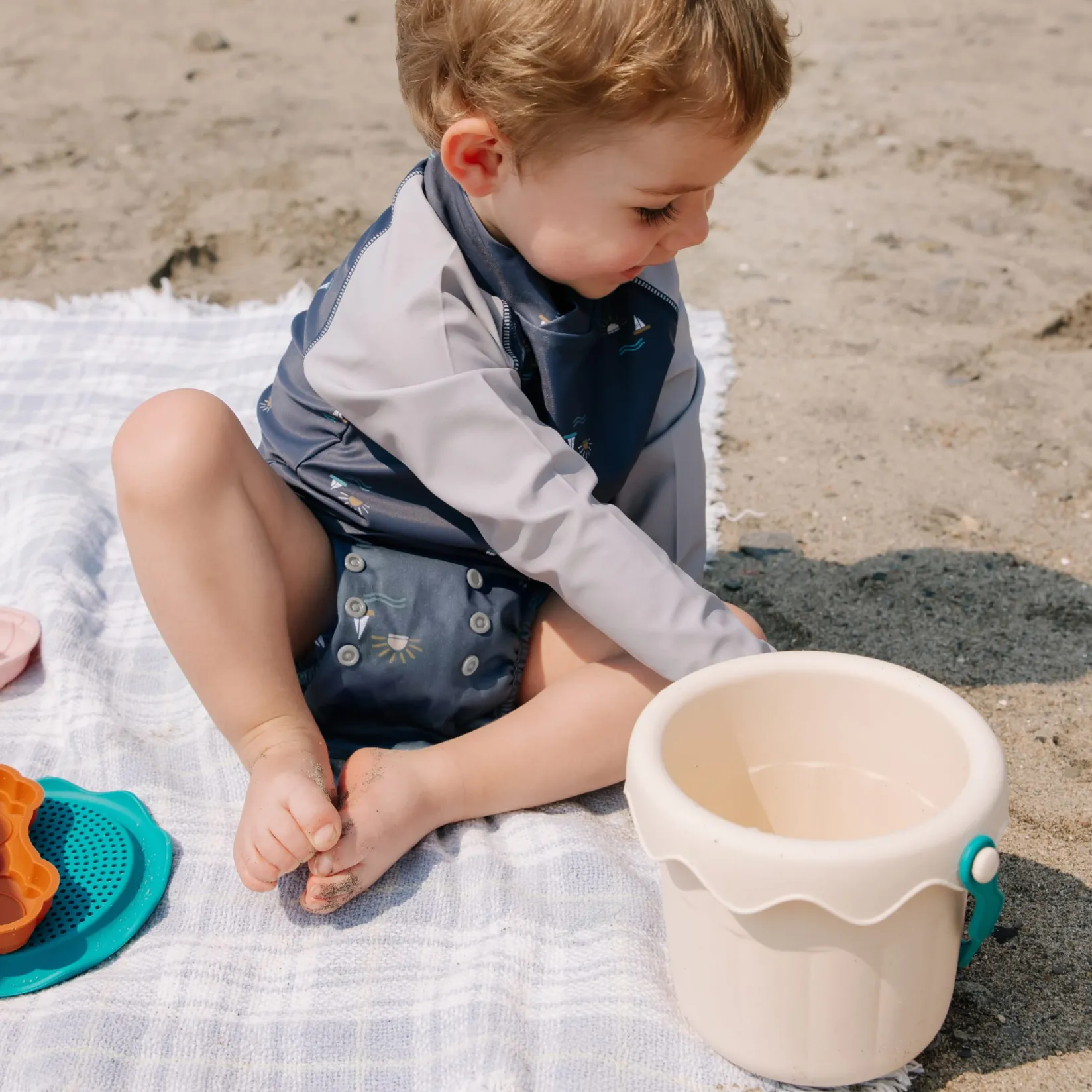 Swimsuits>Perlimpinpin Boat Rashguard 6-24m Marine