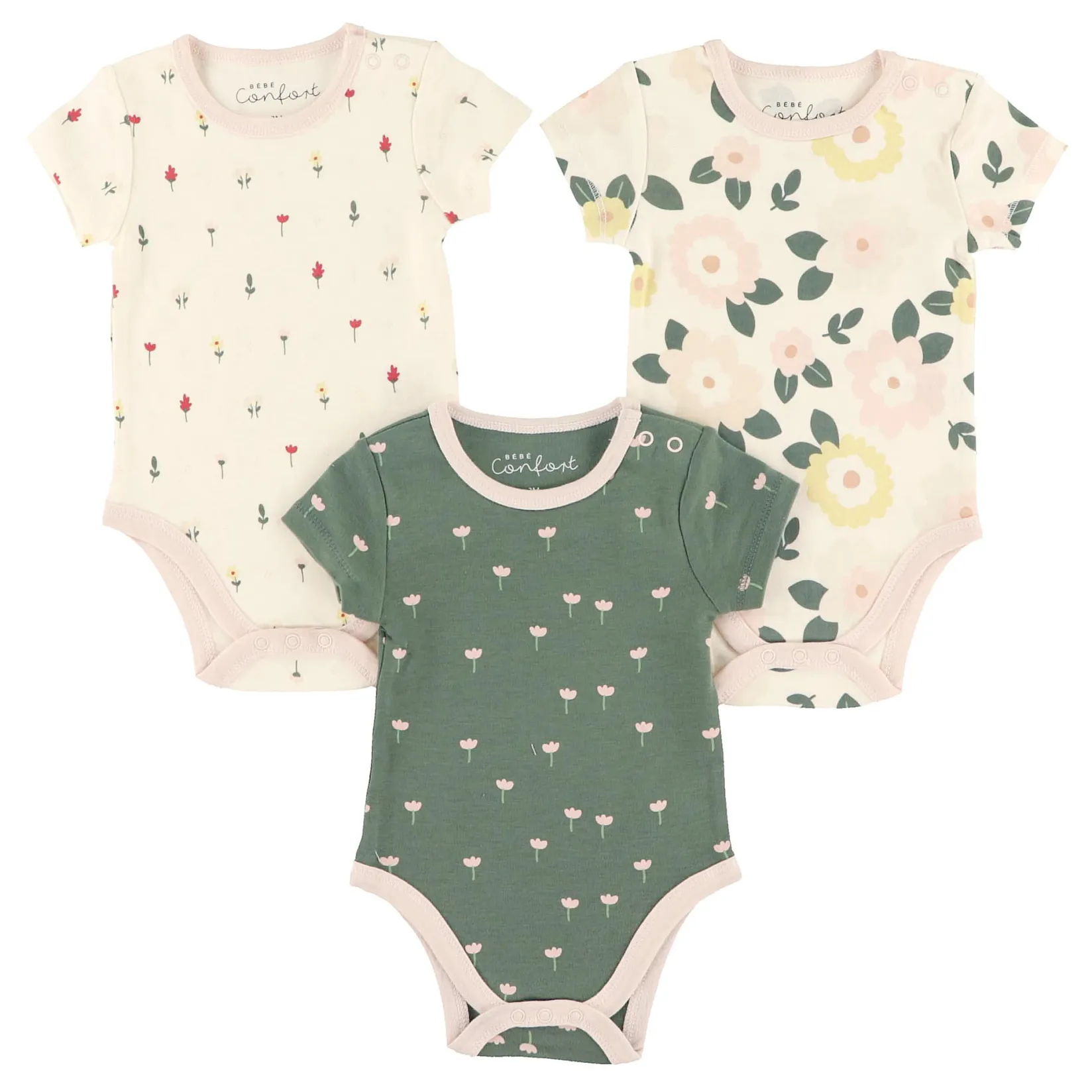 Outlet Bodysuit (3) Flowers 0-30m Bodysuits