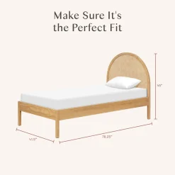 Outlet Bondi Cane Twin Bed - Honey Twin, Full & Queen Beds