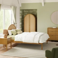 Best Bondi Double Bed - Honey Cane Twin, Full & Queen Beds