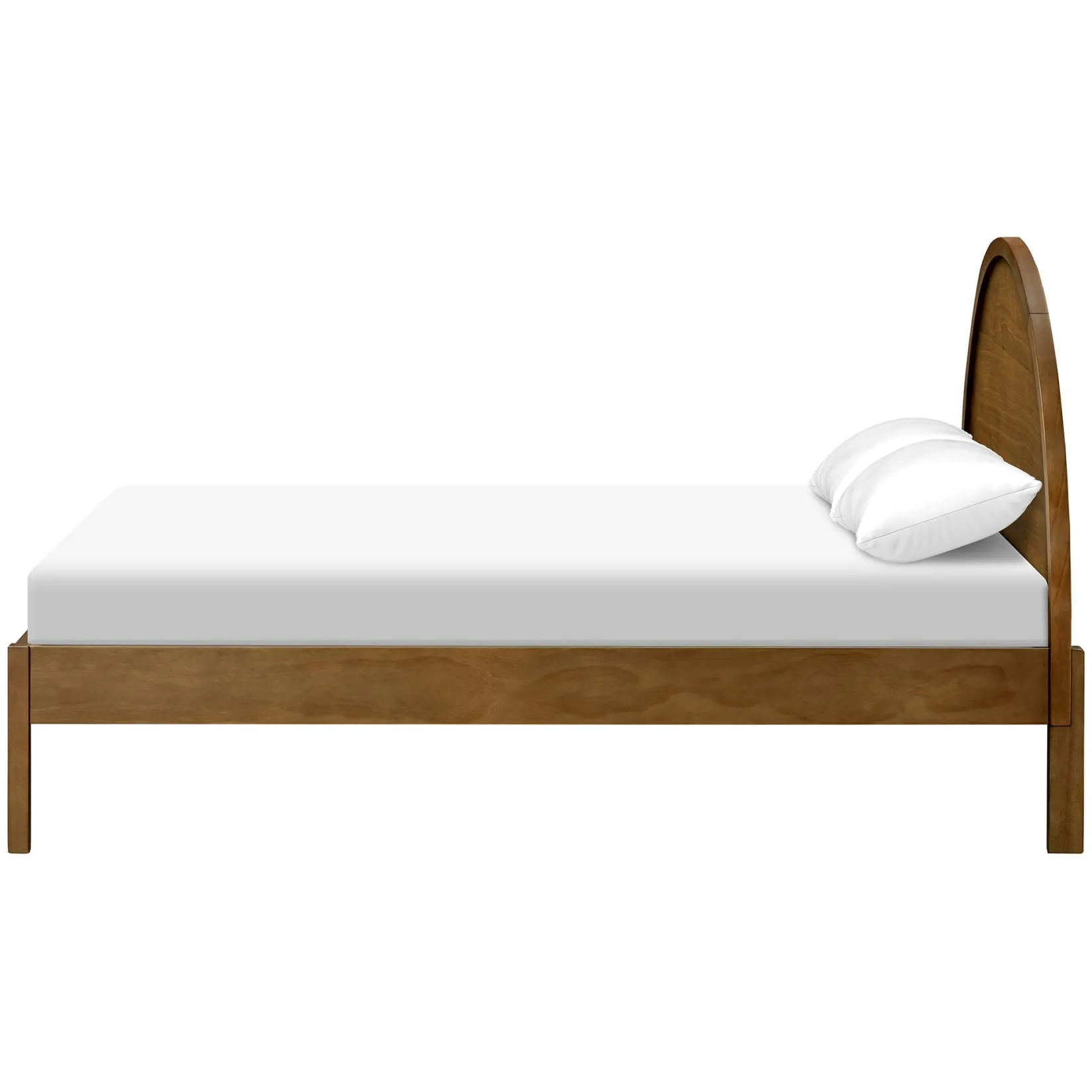 Twin, Full & Queen Beds>Babyletto Bondi Double Bed - Walnut Natural