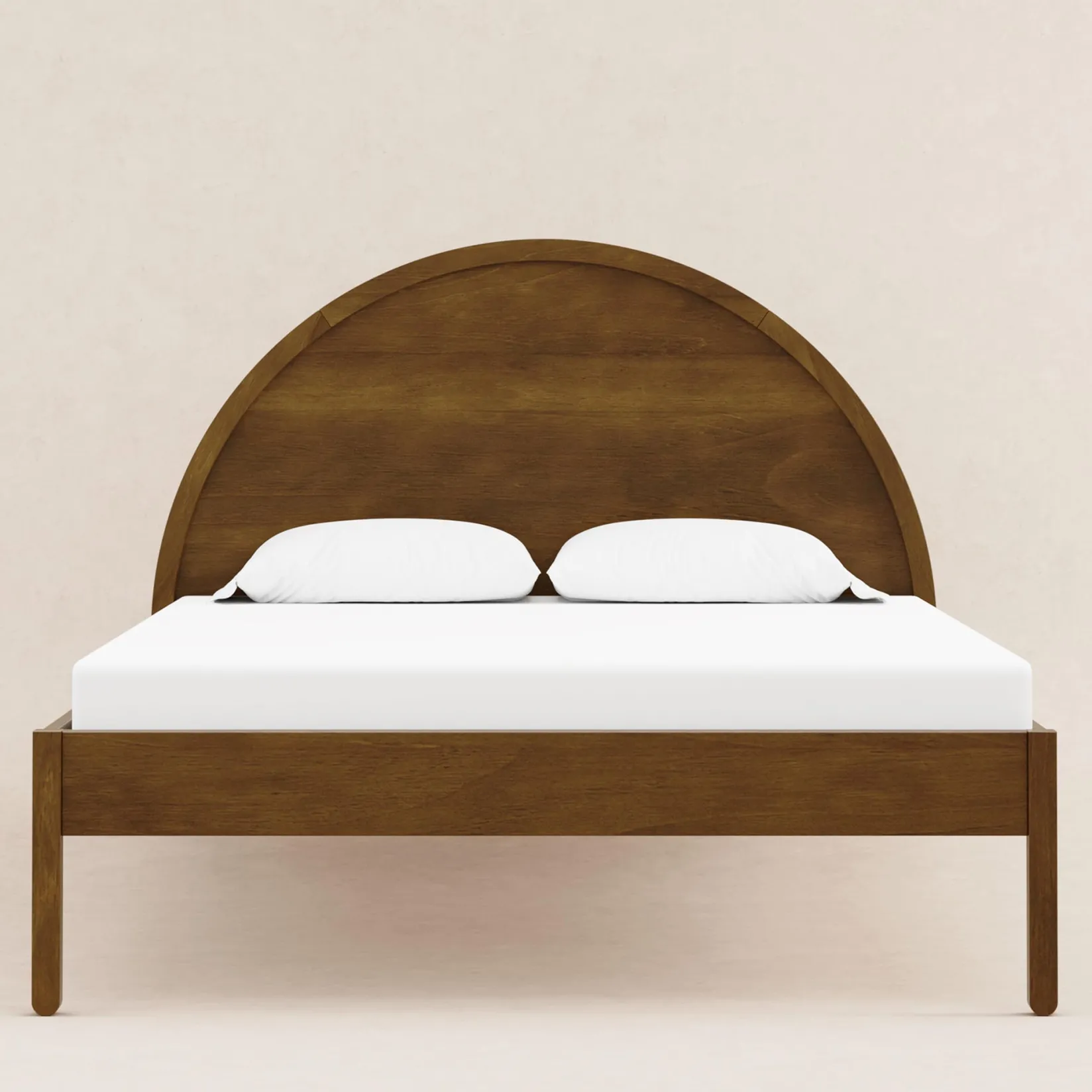 Twin, Full & Queen Beds>Babyletto Bondi Double Bed - Walnut Natural