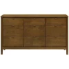 Storage Furniture>Babyletto Bondi 9-Drawer Assembled Dresser - Natural Walnut