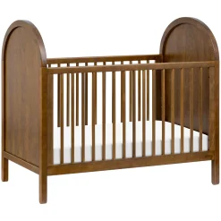 Cribs & Mattresses|Cribs & Mattresses>Babyletto Bondi 3-in-1 Convertible Crib with Toddler Bed Kit - Walnut Natural