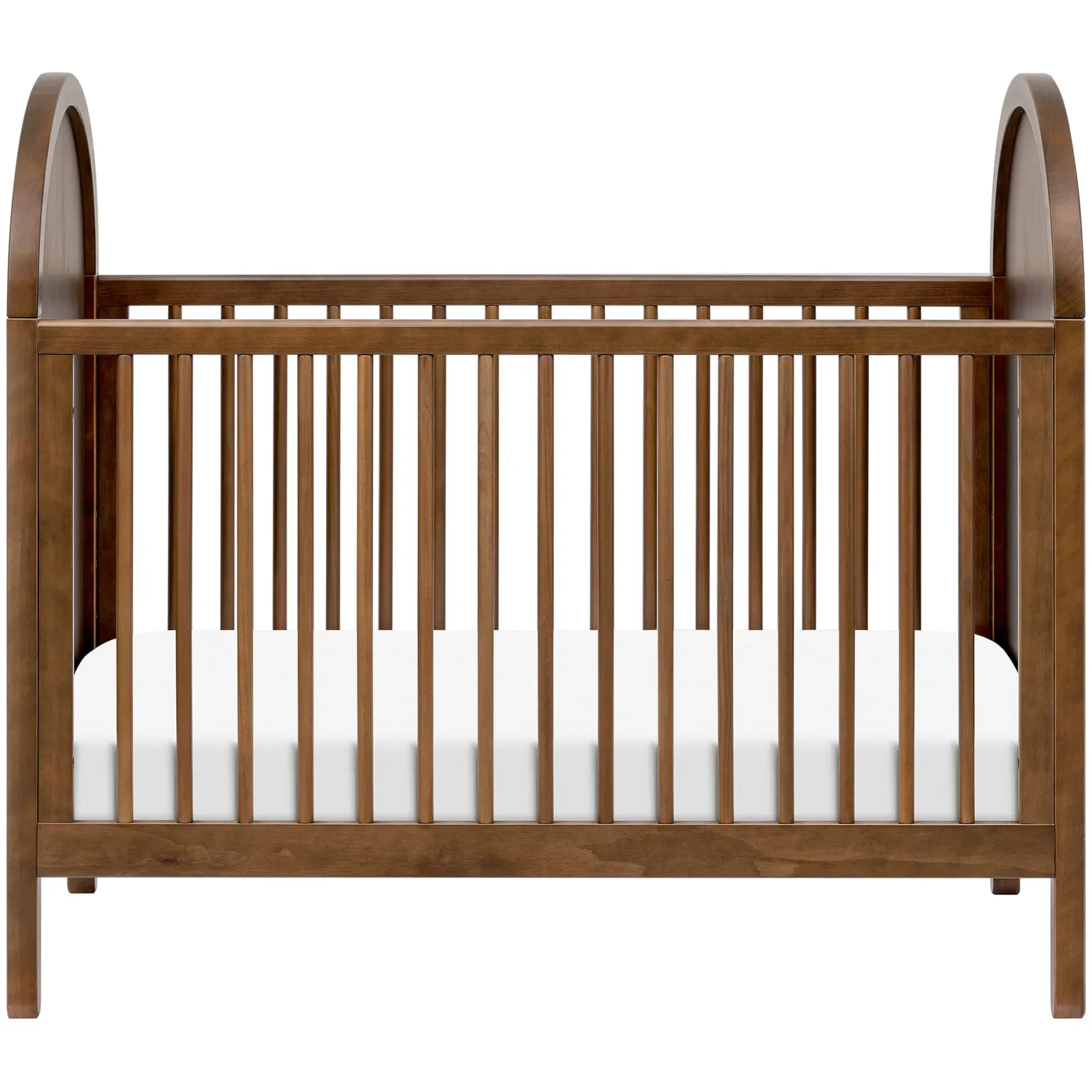 Cribs & Mattresses|Cribs & Mattresses>Babyletto Bondi 3-in-1 Convertible Crib with Toddler Bed Kit - Walnut Natural