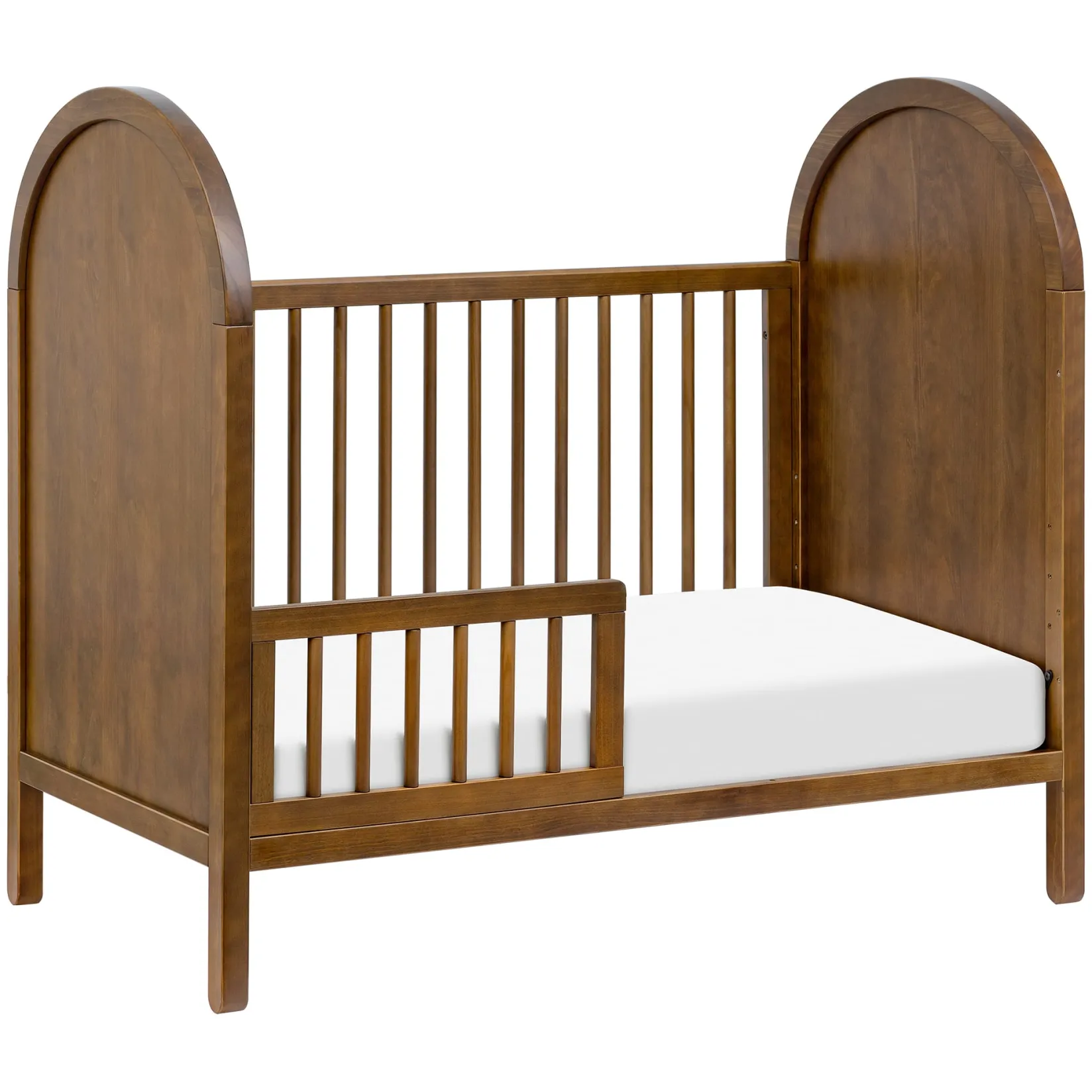 Cribs & Mattresses|Cribs & Mattresses>Babyletto Bondi 3-in-1 Convertible Crib with Toddler Bed Kit - Walnut Natural