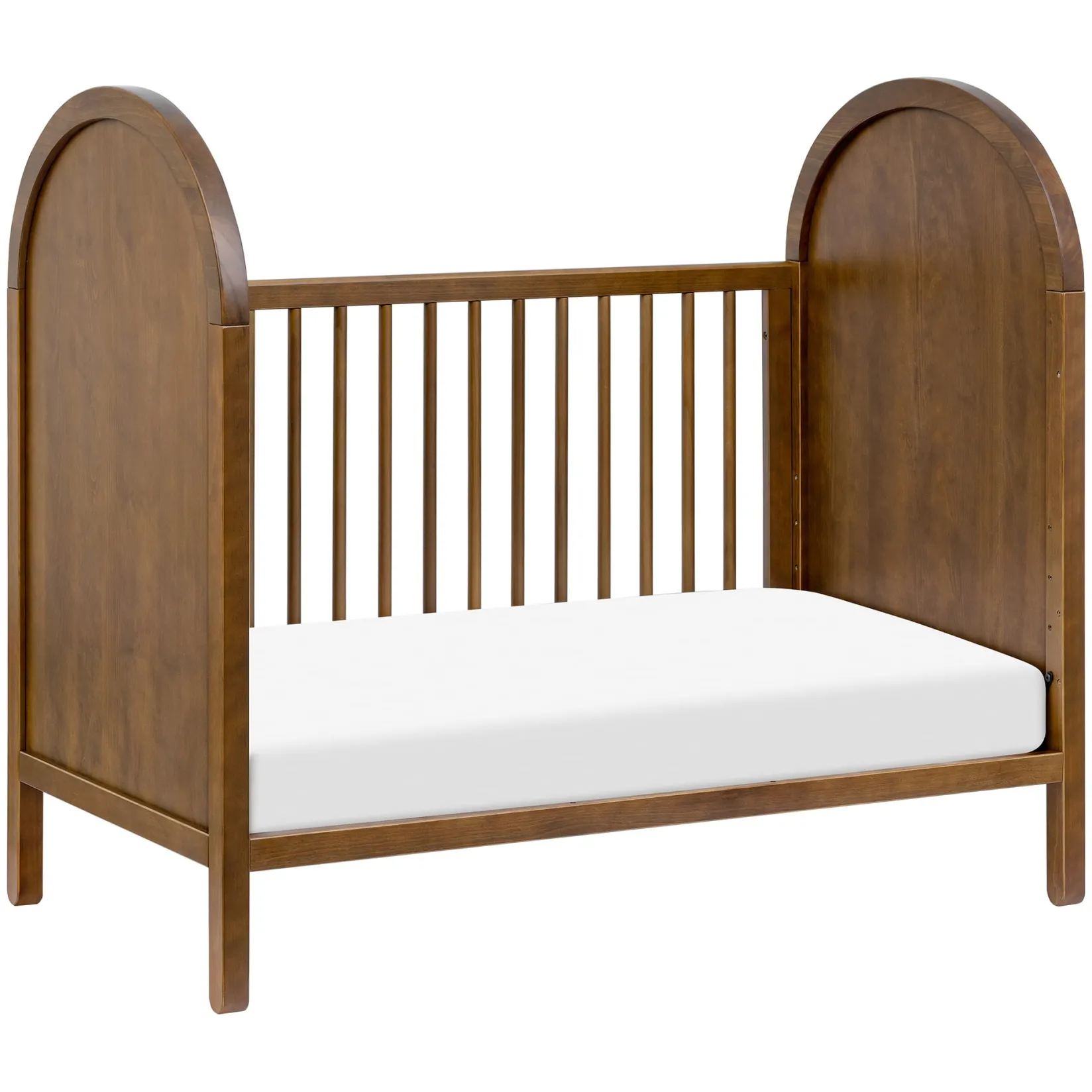 Cribs & Mattresses|Cribs & Mattresses>Babyletto Bondi 3-in-1 Convertible Crib with Toddler Bed Kit - Walnut Natural