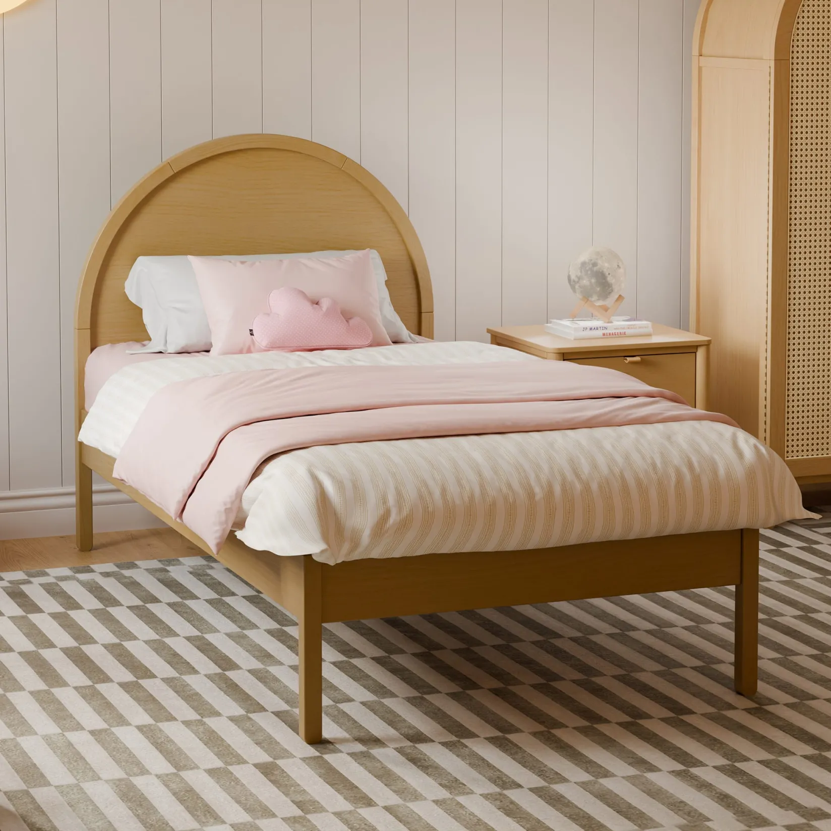 Twin, Full & Queen Beds>Babyletto Bondi Twin Bed - Honey
