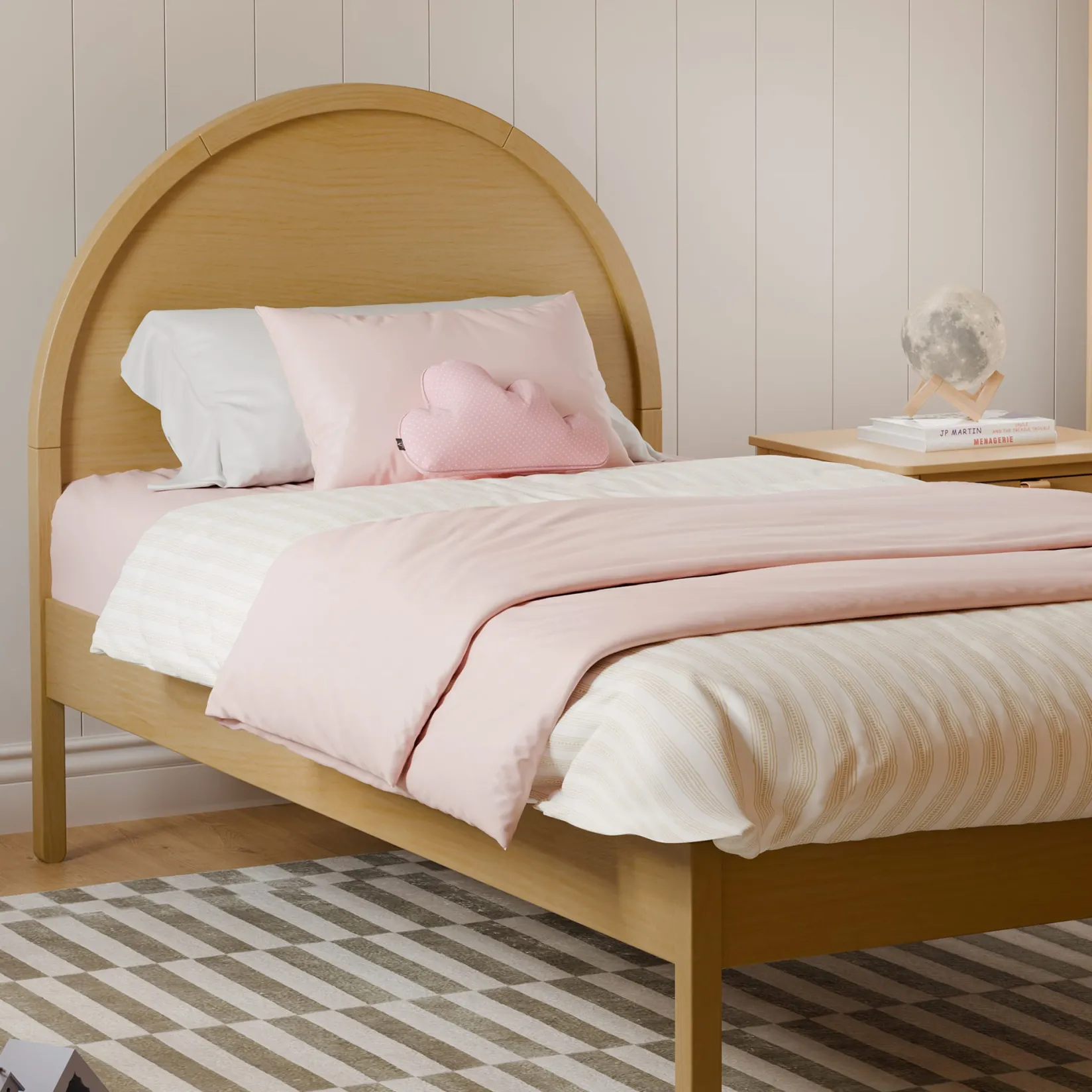 Twin, Full & Queen Beds>Babyletto Bondi Twin Bed - Honey
