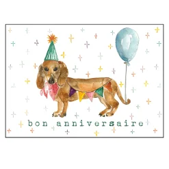 Greeting Cards|Party Supplies>STÉPHANIE RENIÈRE ILLUSTRATION Bonne Anniversaire Wish Card