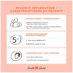 Sale Bookcase headboard Summer Breeze - White Pine Twin, Full & Queen Beds