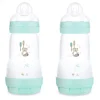 New Bottles 9oz (2) Aqua Matte Breastfeeding|Bottles & Nipples