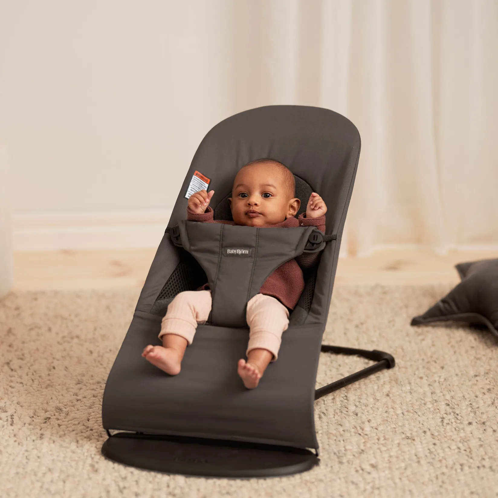 Sale Bouncer Balance Soft - Dark Grey Swings & Rockers