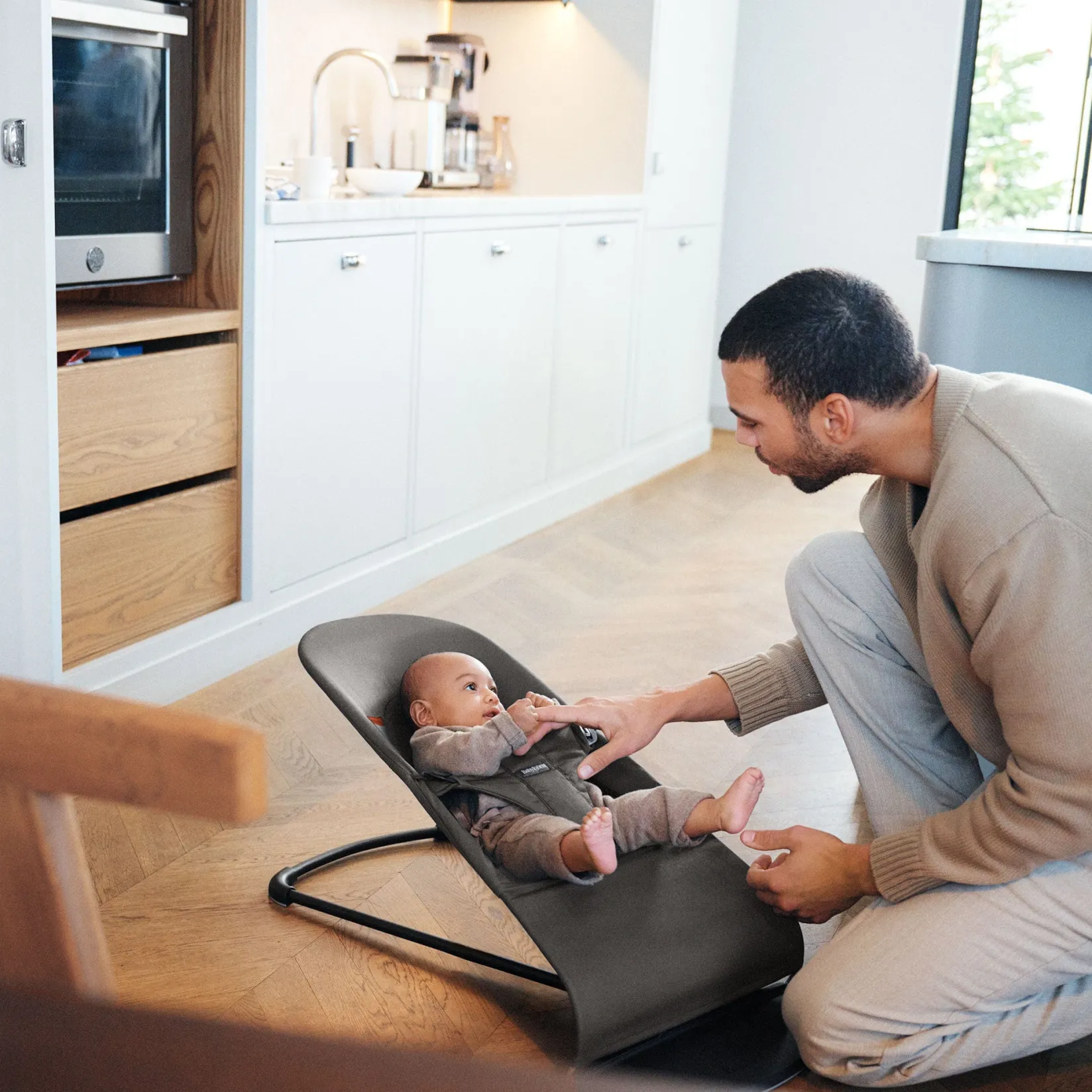 Sale Bouncer Balance Soft - Dark Grey Swings & Rockers