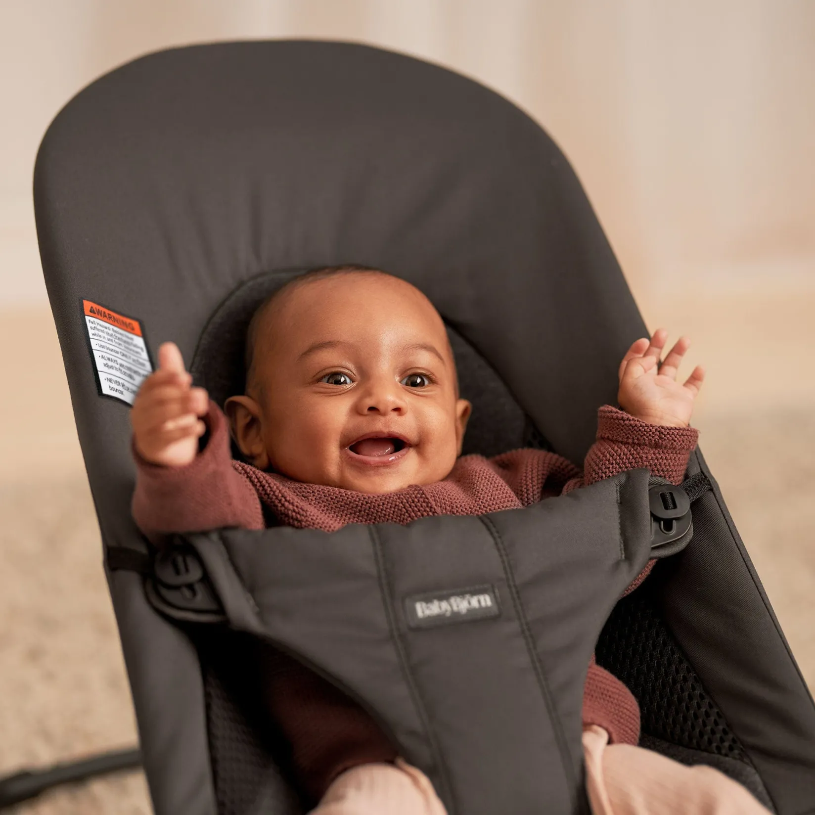 Sale Bouncer Balance Soft - Dark Grey Swings & Rockers