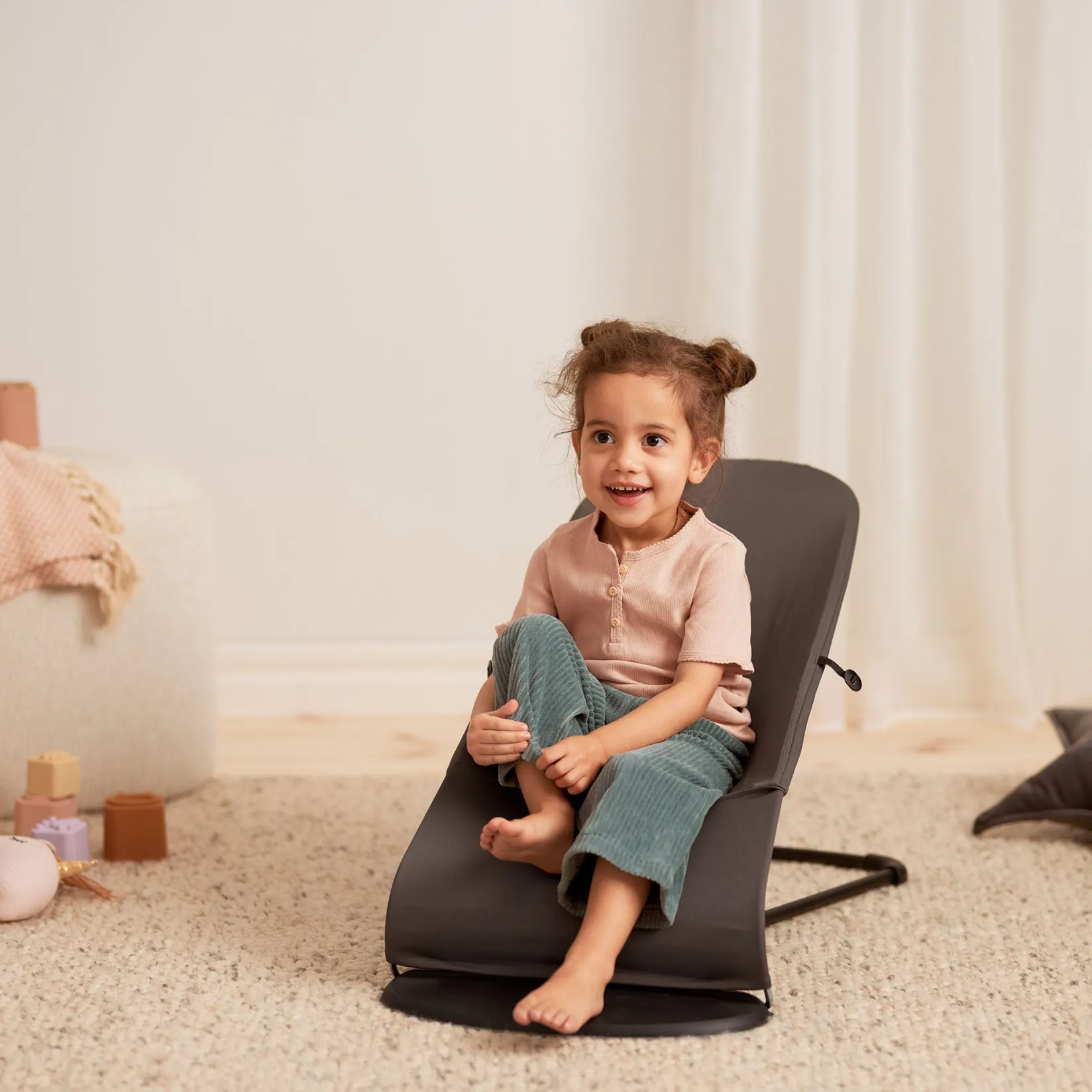 Sale Bouncer Balance Soft - Dark Grey Swings & Rockers