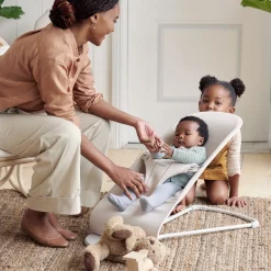 New Bouncer Bliss 3D Jersey Beige Swings & Rockers