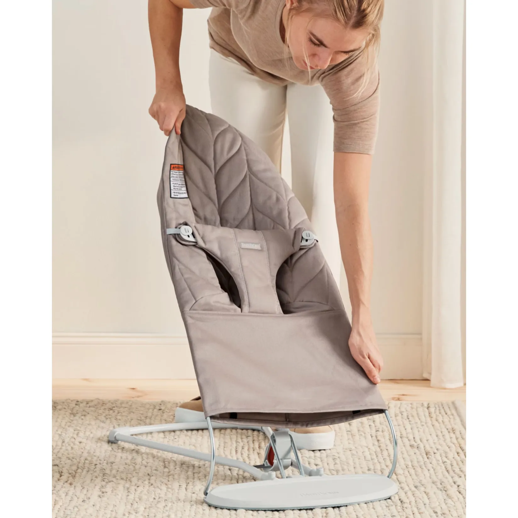 Swings & Rockers>Babybjorn Bouncer Bliss Woven - Sand Gray