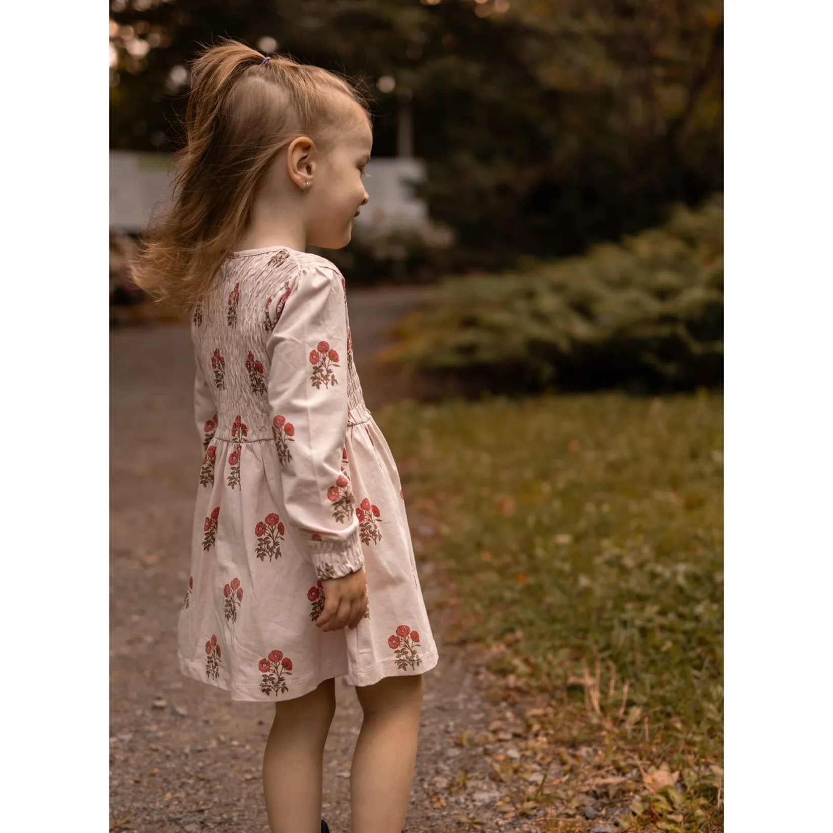 Sale Bouquets AOP Poetry Dress 2-8 Kids Dresses & Rompers