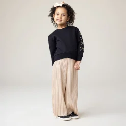 Fleeces And Sweatshirts|Tops>Nano Bow Sweatshirt 2-12 Black