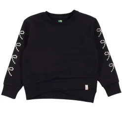 Fleeces And Sweatshirts|Tops>Nano Bow Sweatshirt 2-12 Black