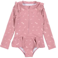 Sale Bows Ls Uv Swimsuit 2-6 Kids Swimsuits