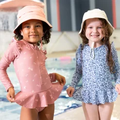 Sale Bows Ls Uv Swimsuit 2-6 Kids Swimsuits
