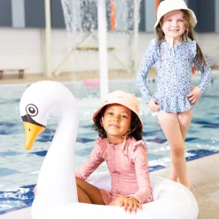 Sale Bows Ls Uv Swimsuit 2-6 Kids Swimsuits