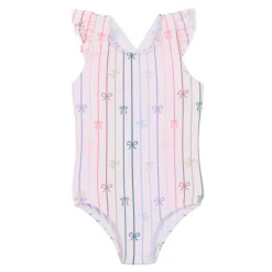Swimsuits>Nano Bows Swimsuit 2-10 Ivory