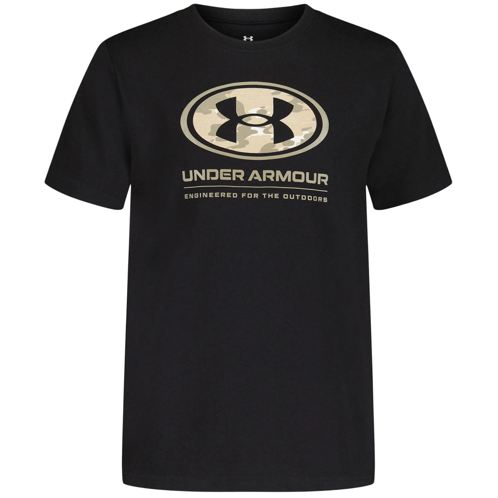 Sportswear|Tops>Under Armour Branded Scene Tee 8-16 Noir