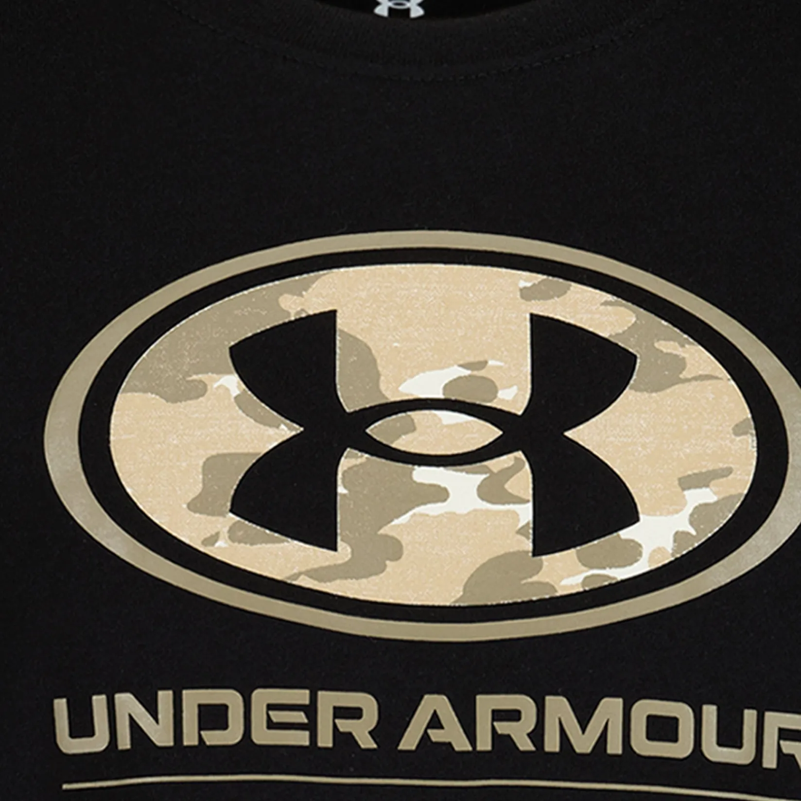 Sportswear|Tops>Under Armour Branded Scene Tee 8-16 Noir