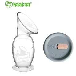 Breastfeeding|Breast Pumps>Haakaa Breast Pump With Lid Combo 100ml