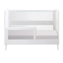 Outlet Breathable™ Mesh Toddler Bed Conversion Kit for 3-in-1 Convertible Crib - White Toddler Rails|Cribs & Mattresses