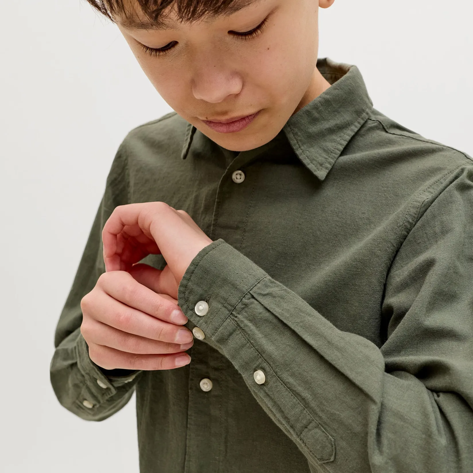 Breeze Linen Shirt 8-16y Kids/BOY Tops