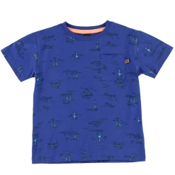 Tops>Nano Breeze Pocket T-shirt 2-12 Royal Blue