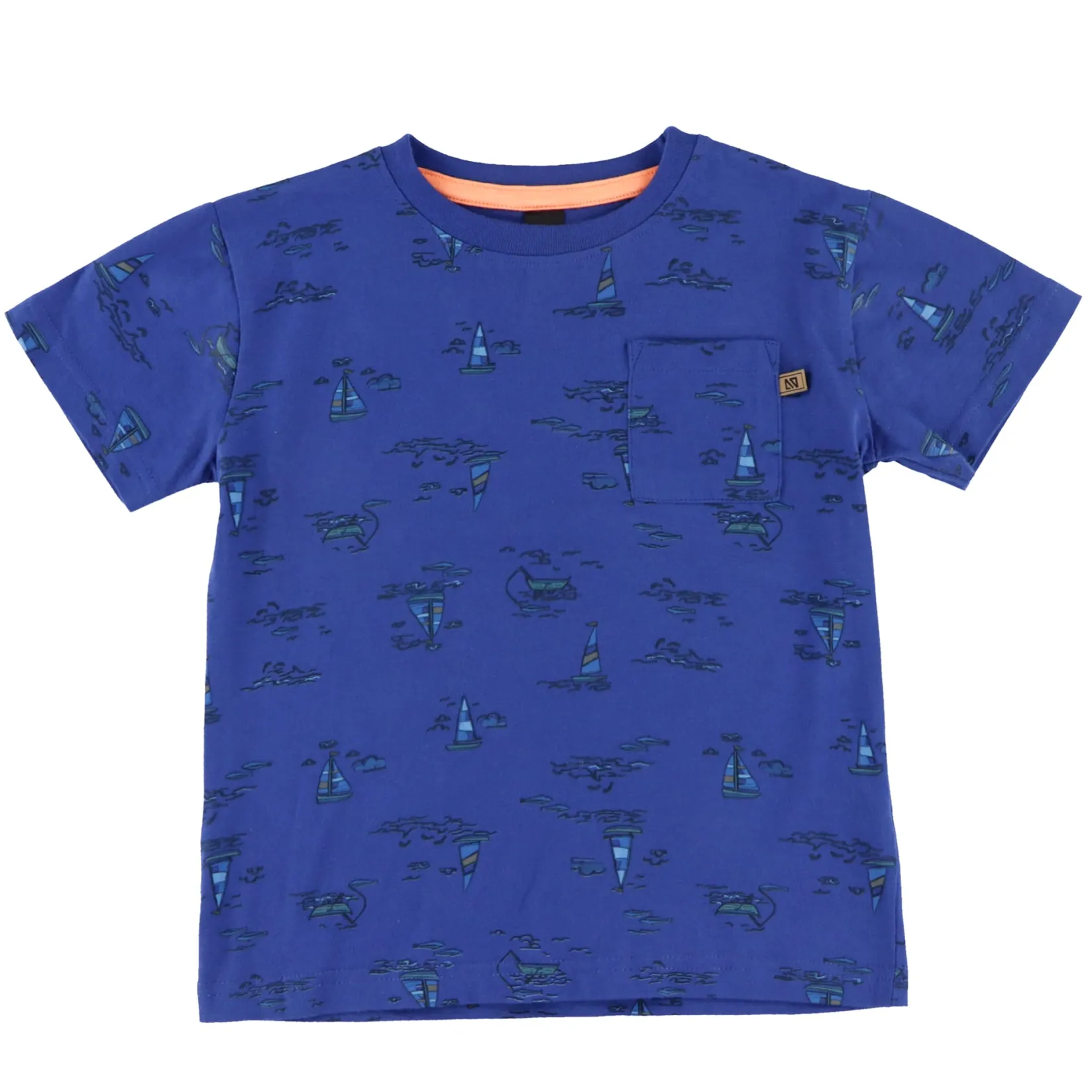 Tops>Nano Breeze Pocket T-shirt 2-12 Royal Blue