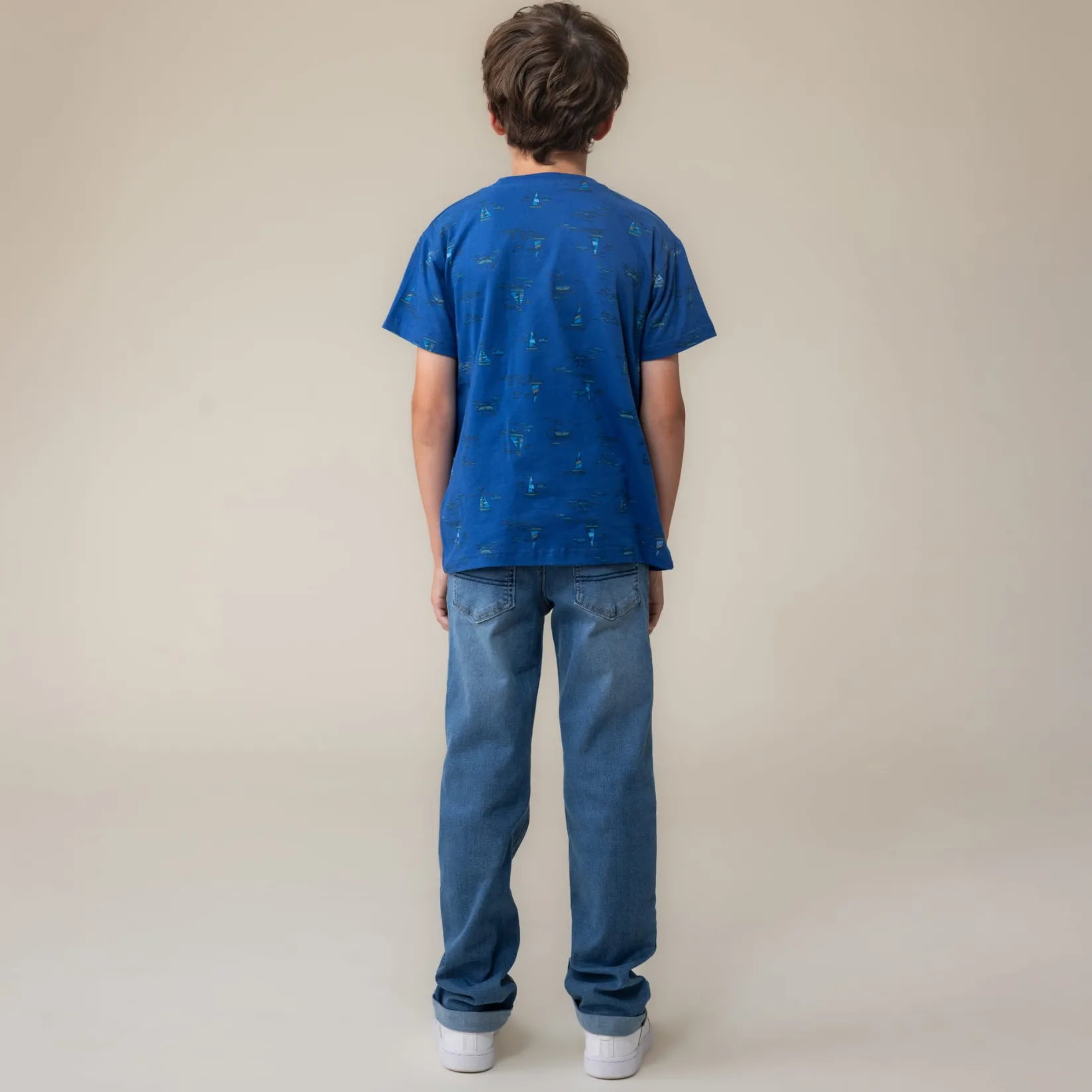 Tops>Nano Breeze Pocket T-shirt 2-12 Royal Blue