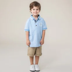 Tops>Nano Breeze Polo 2-12 Blue