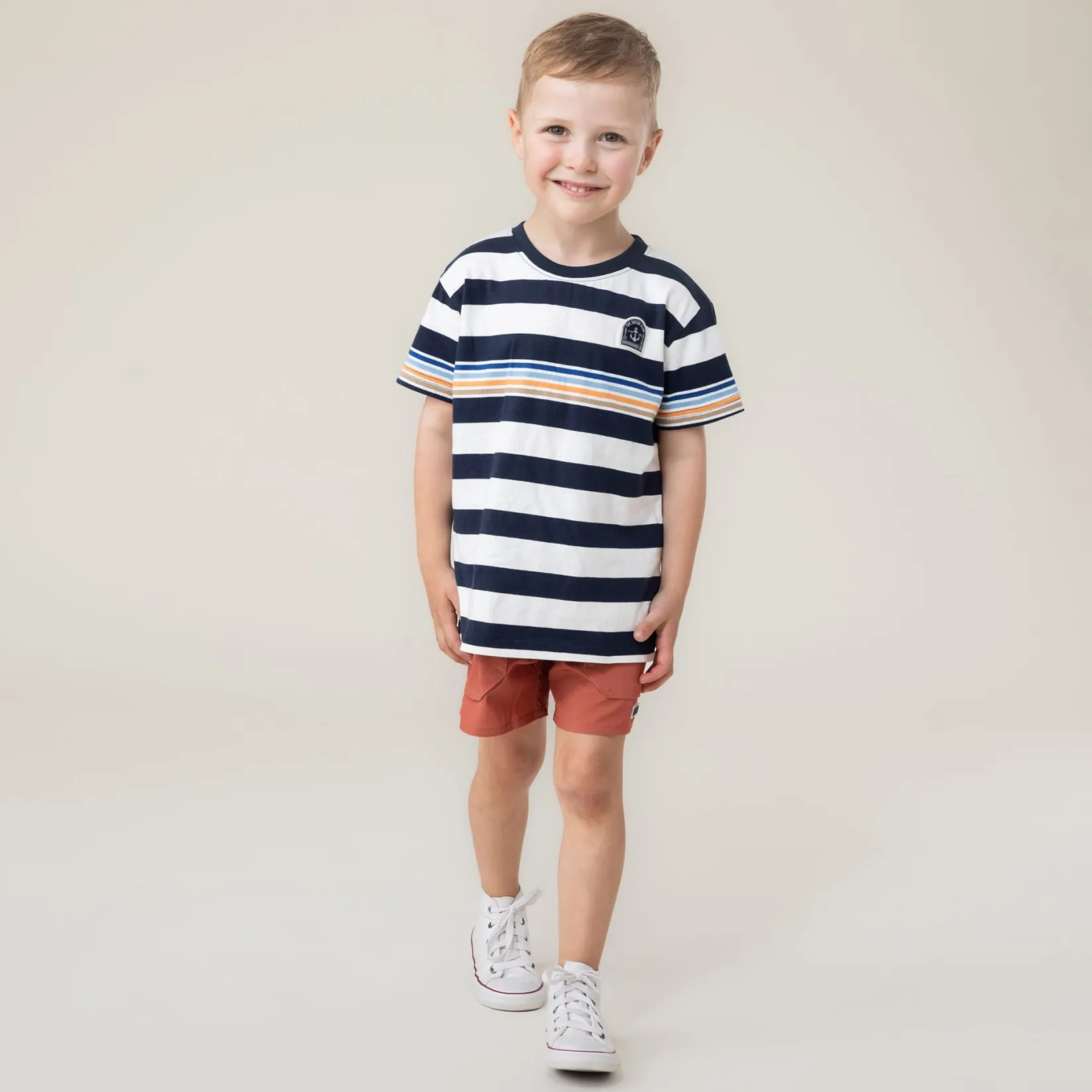 Breeze Striped T-shirt 2-12 Kids/BOY Tops