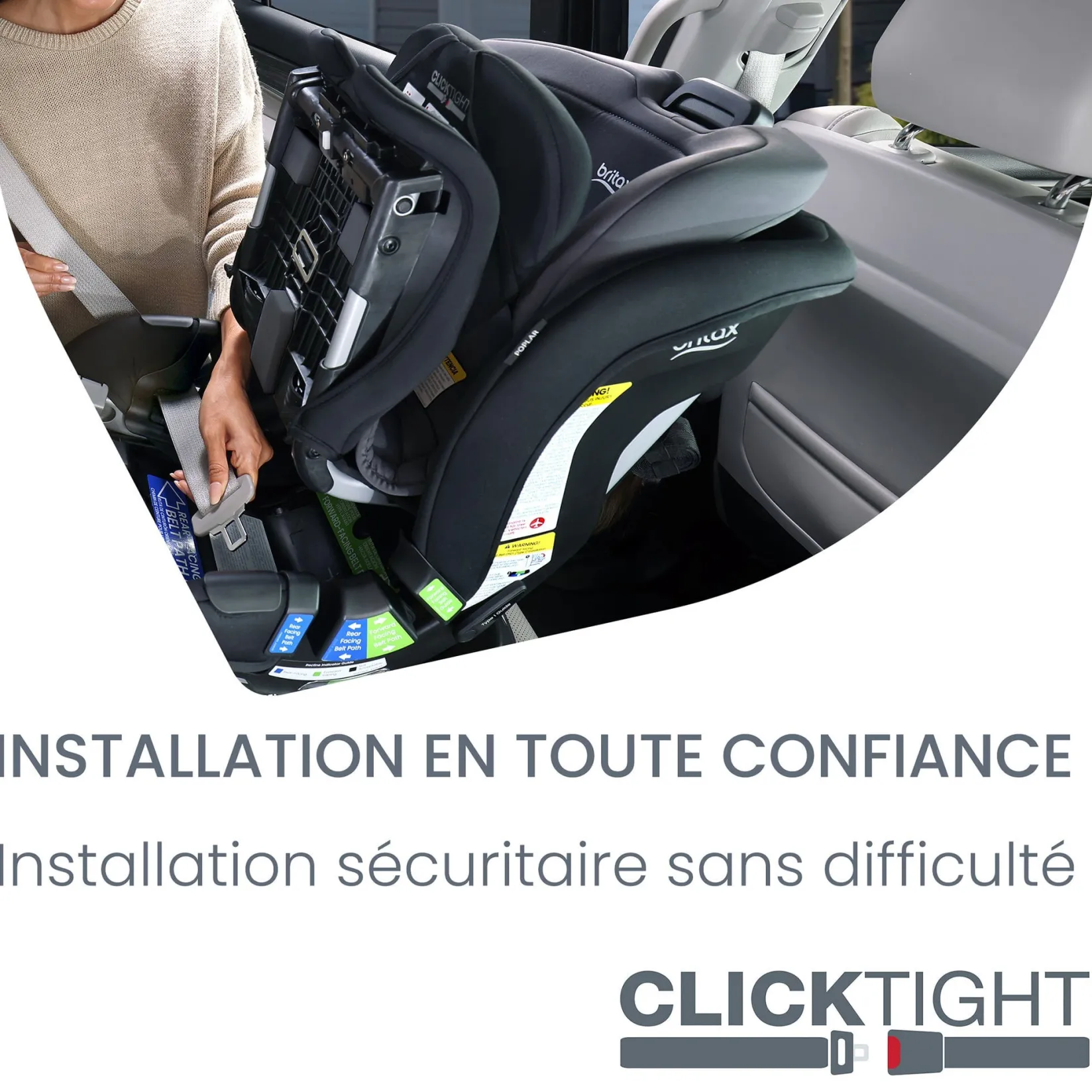 Hot Poplar™ Convertible Car Seat - STONE ONYX Kids Car Seats & Booster Seats|Car Seats