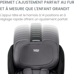 Hot Poplar™ Convertible Car Seat - STONE ONYX Kids Car Seats & Booster Seats|Car Seats